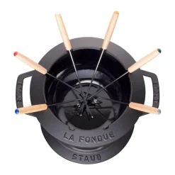 StaubFondue-Set 10-tlg. schwarz