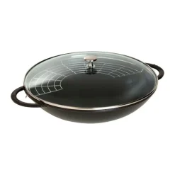 StaubWok mit Glasdeckel 37 cm schwarz