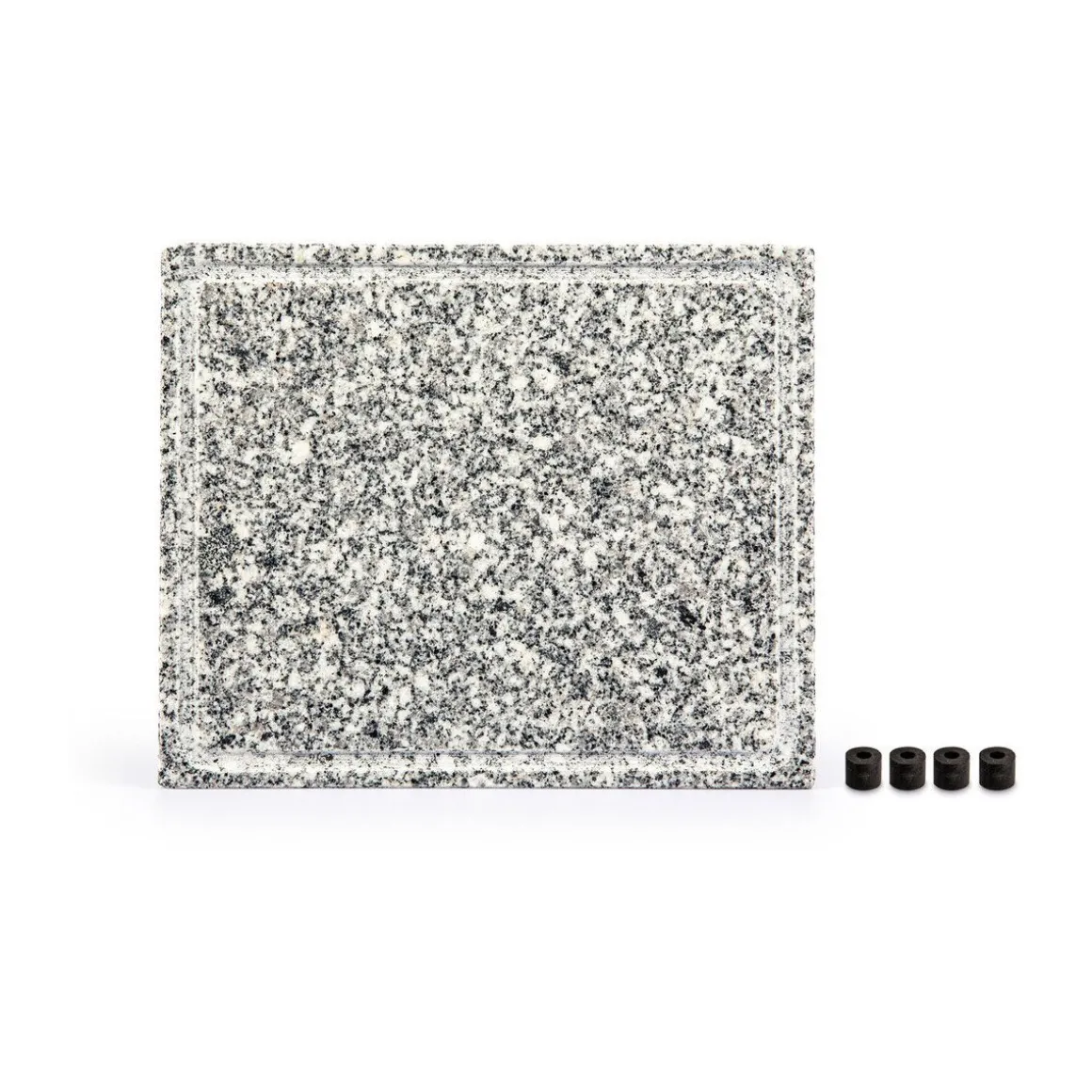 StöckliHot'Stone Grillplatte 20x24 cm zu Raclette PizzaGrill für 4 natur