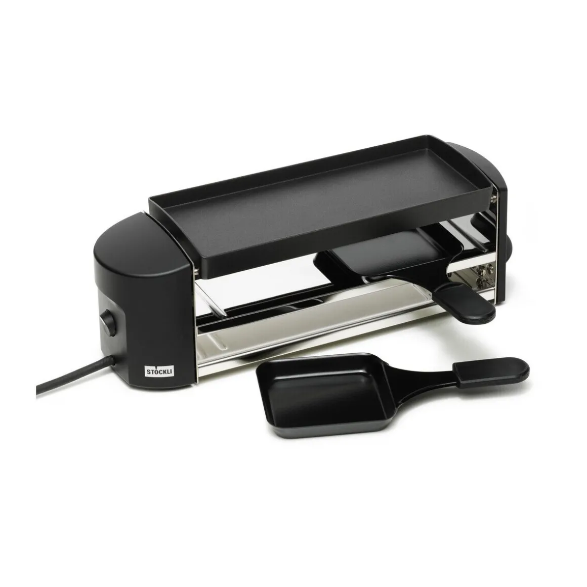 StöckliRaclette Cheeseboard Twin für 2 35 cm anthrazit