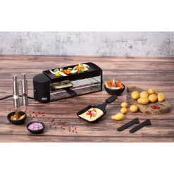 StöckliRaclette Cheeseboard Twin für 2 35 cm anthrazit
