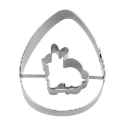StädterAusstecher Ei mit Hase 7 cm edelstahl