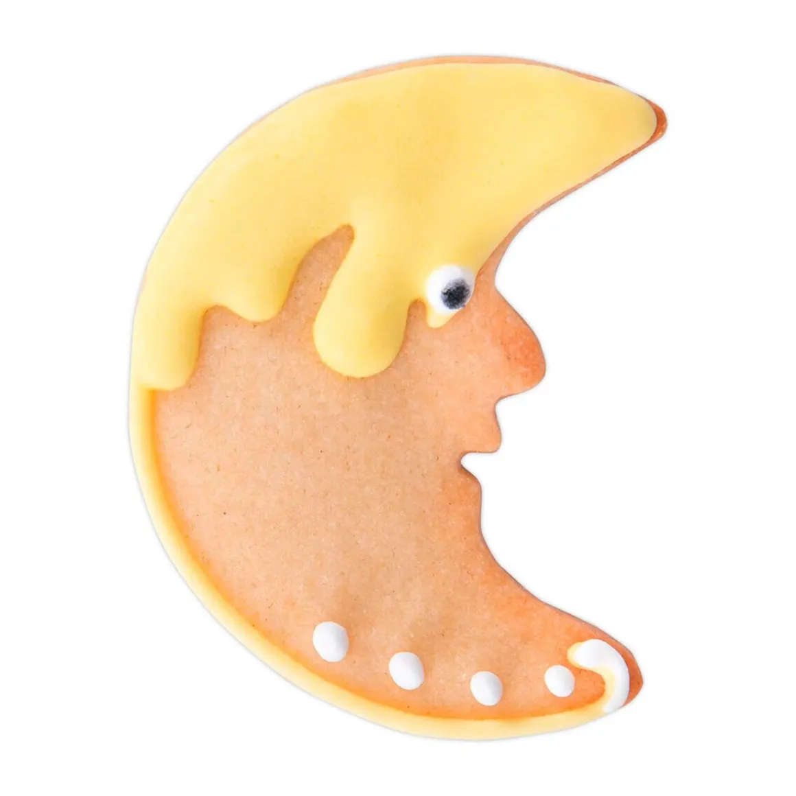 StädterAusstecher Mond mit Gesicht 6 cm edelstahl