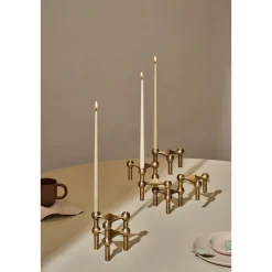 Stoff NagelStabkerzen 6er-Set artichoke