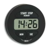 TFA DostmannTimer mit Stoppuhr 6 cm schwarz