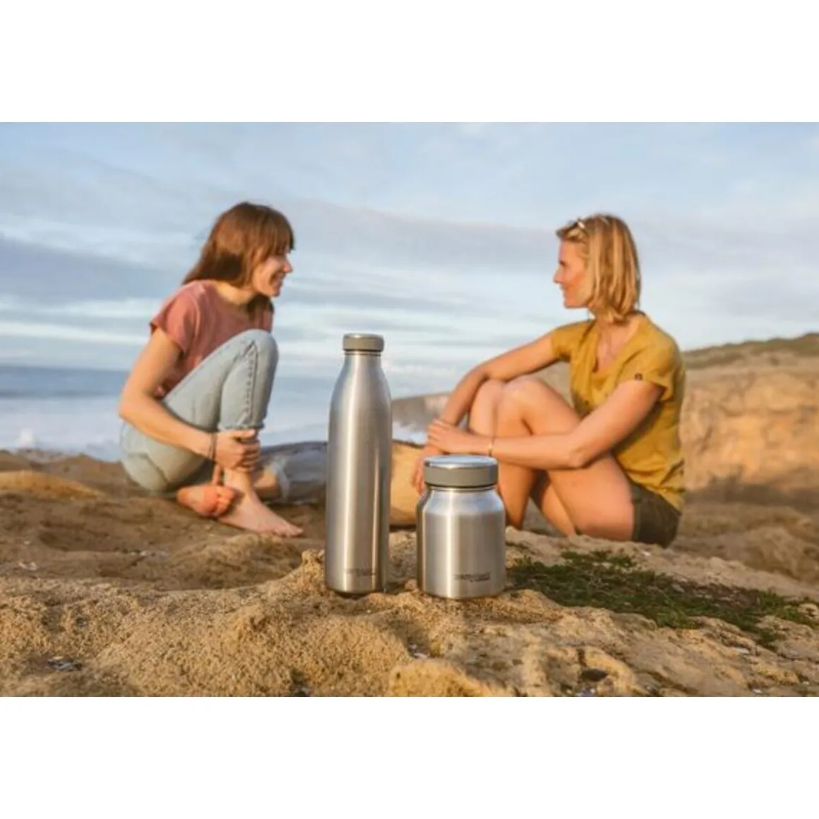 ThermosIsolierflasche 1,0 l Edelstahl Thermos