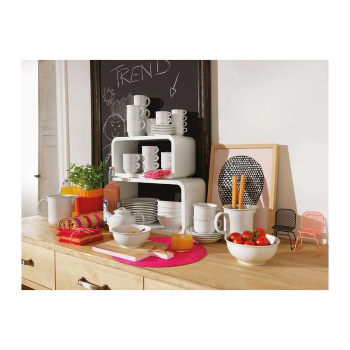 ThomasSchüssel 17 cm Trend Weiß