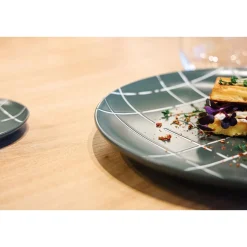 ThomasTeller flach 27 cm Fun Karo dark