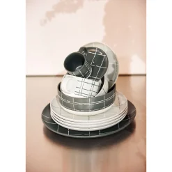 ThomasTeller flach 27 cm Fun Karo dark