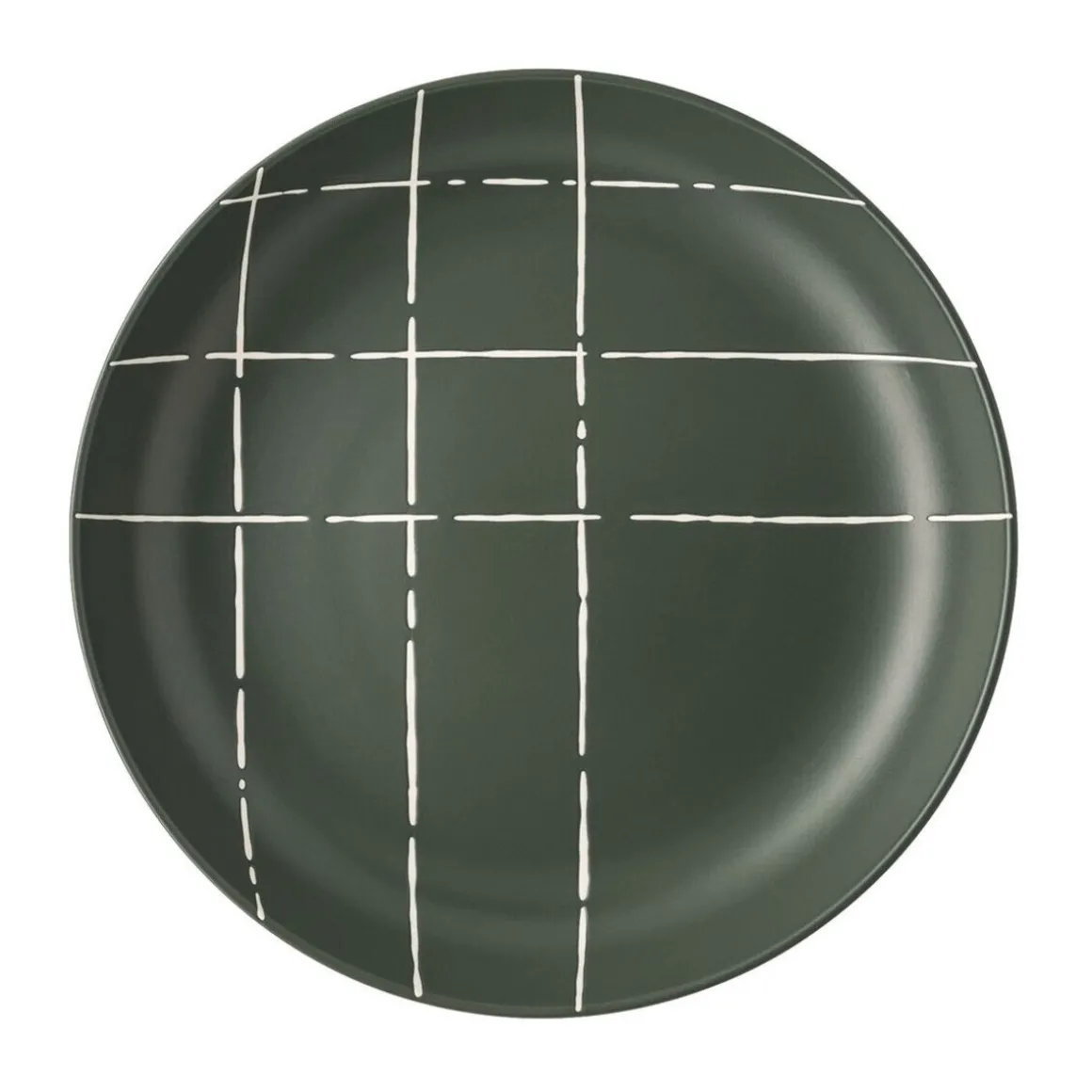 ThomasTeller tief 23 cm Fun Karo dark