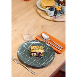 ThomasTeller tief 23 cm Fun Karo dark