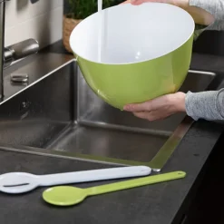 TrebonnSalatbesteck 2-tlg. Nest & Serve green/white