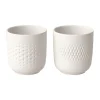Villeroy & BochBecher-Set 2-tlg. Manufacture Collier blanc