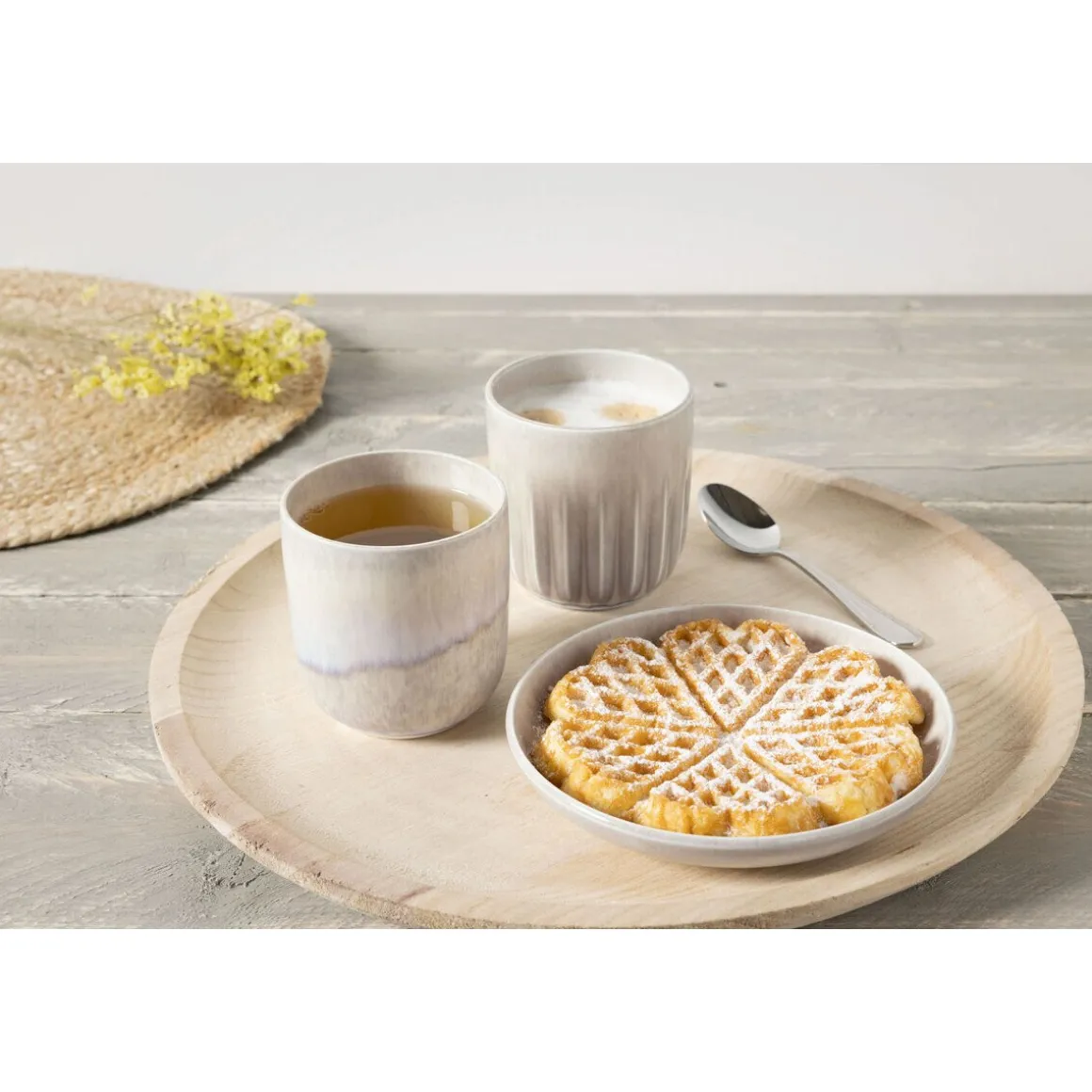 Villeroy & BochBecher-Set 2-tlg. Perlemor Sand