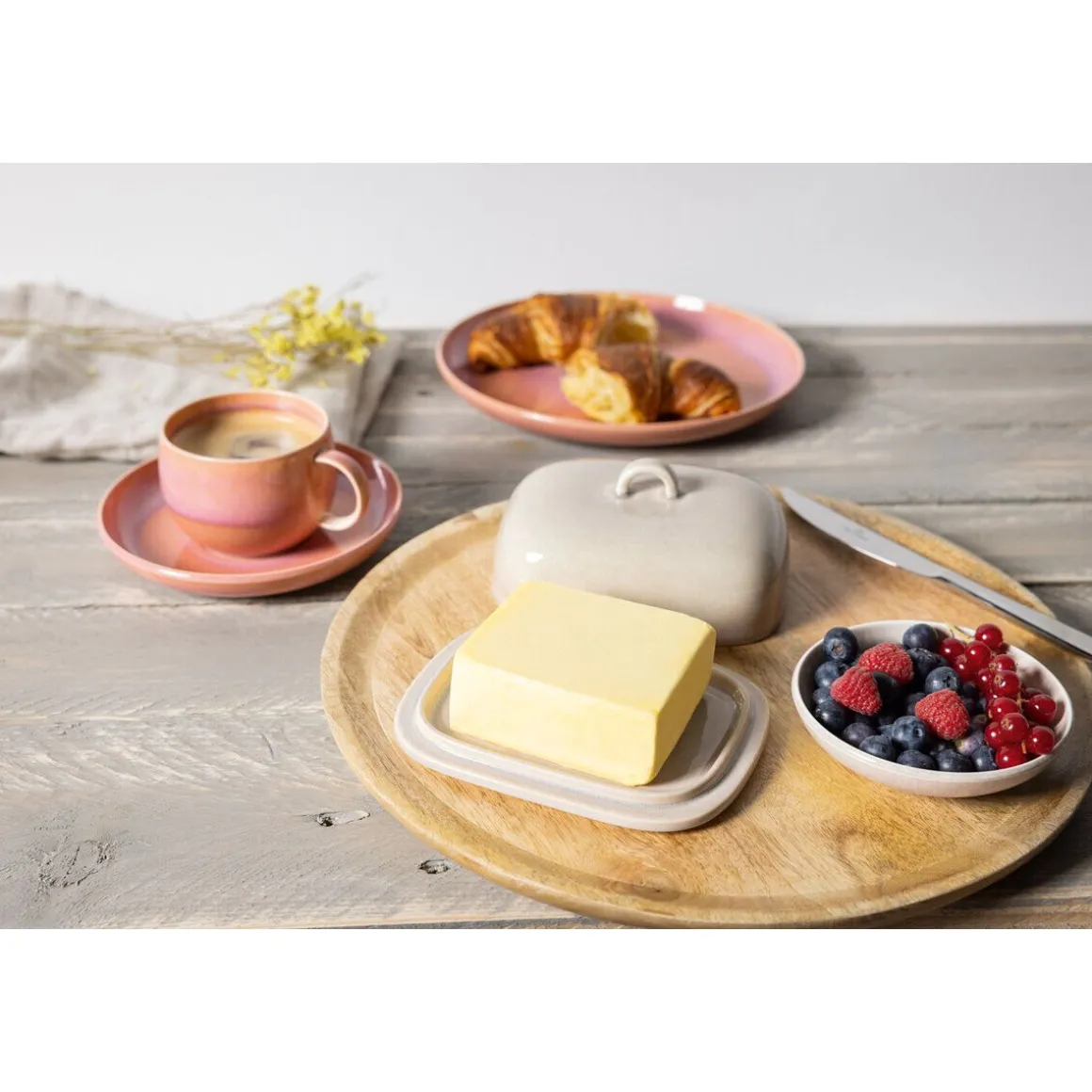 Villeroy & BochButterdose 15x12 cm Perlemor Home Sand