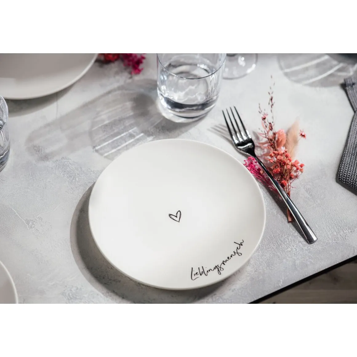 Villeroy & BochFrühstücksteller 21 cm Statement Lieblingsmensch