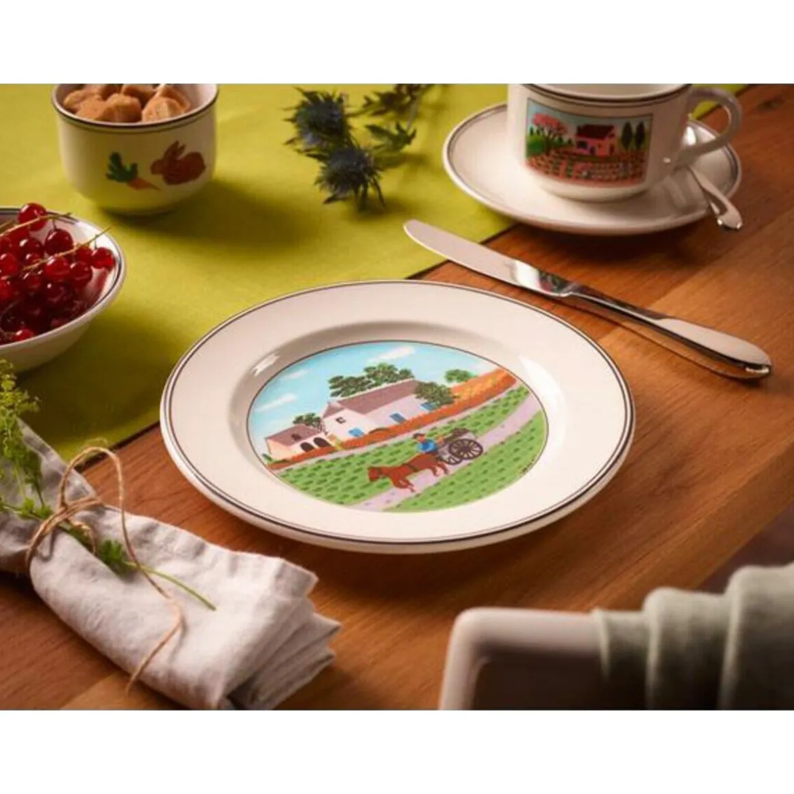 Villeroy & BochFrühstücksteller 21 cm Design Naif Bauer