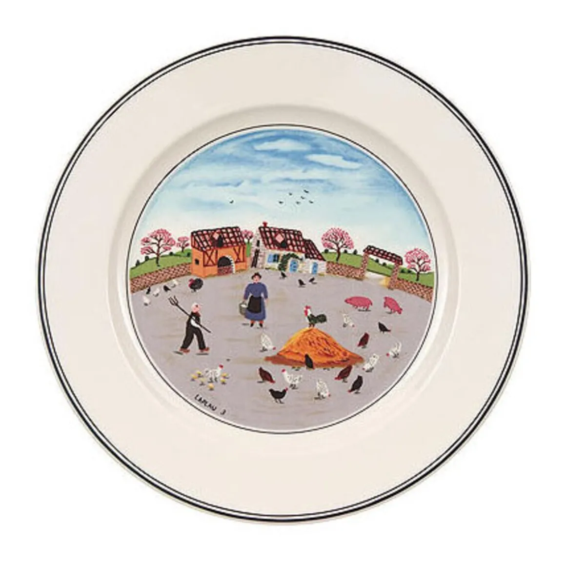 Villeroy & BochFrühstücksteller 21 cm Design Naif Hühnerhof