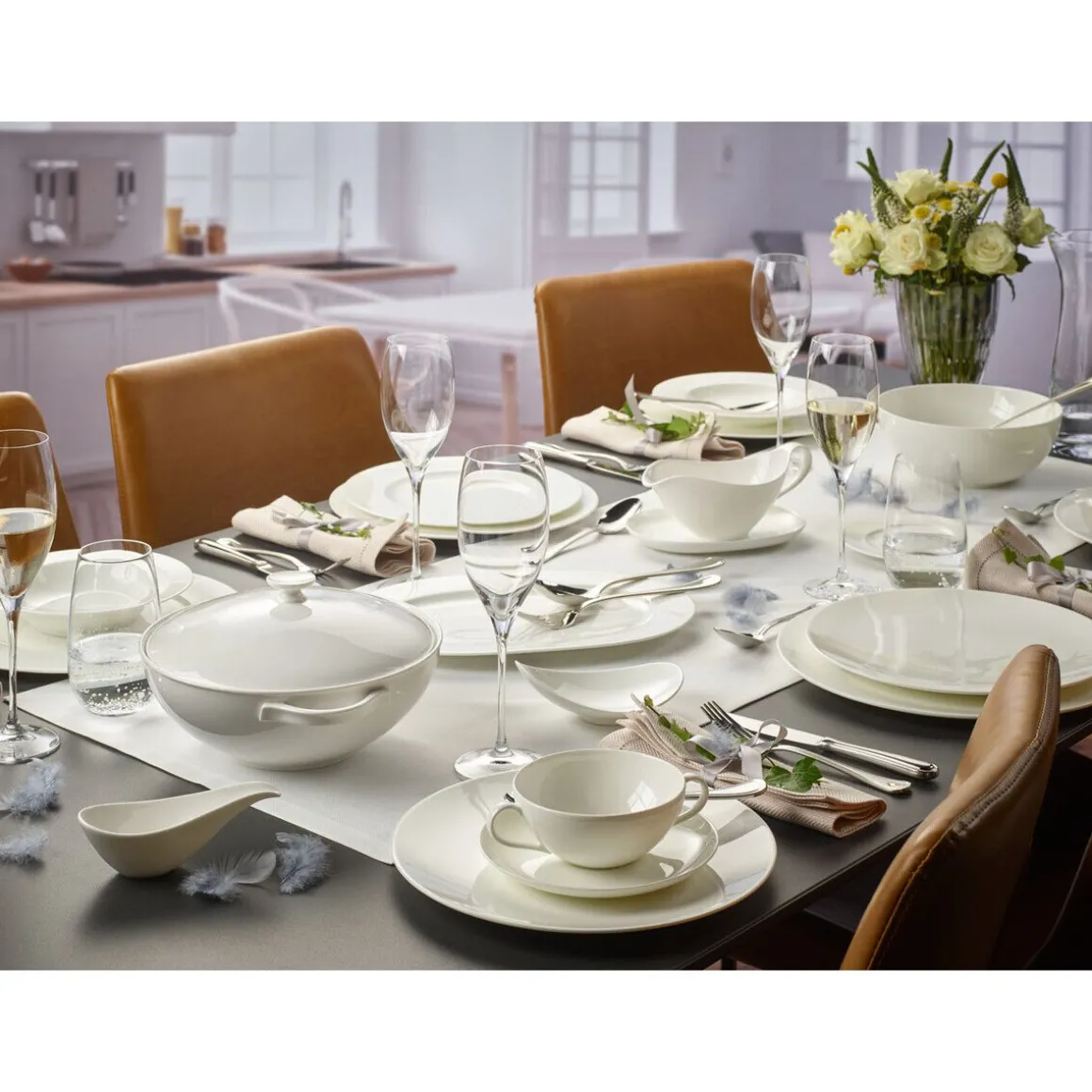 Villeroy & BochGemüse-/Servier-/Bratengabel 25 cm Neufaden Merlemont Edelstahl