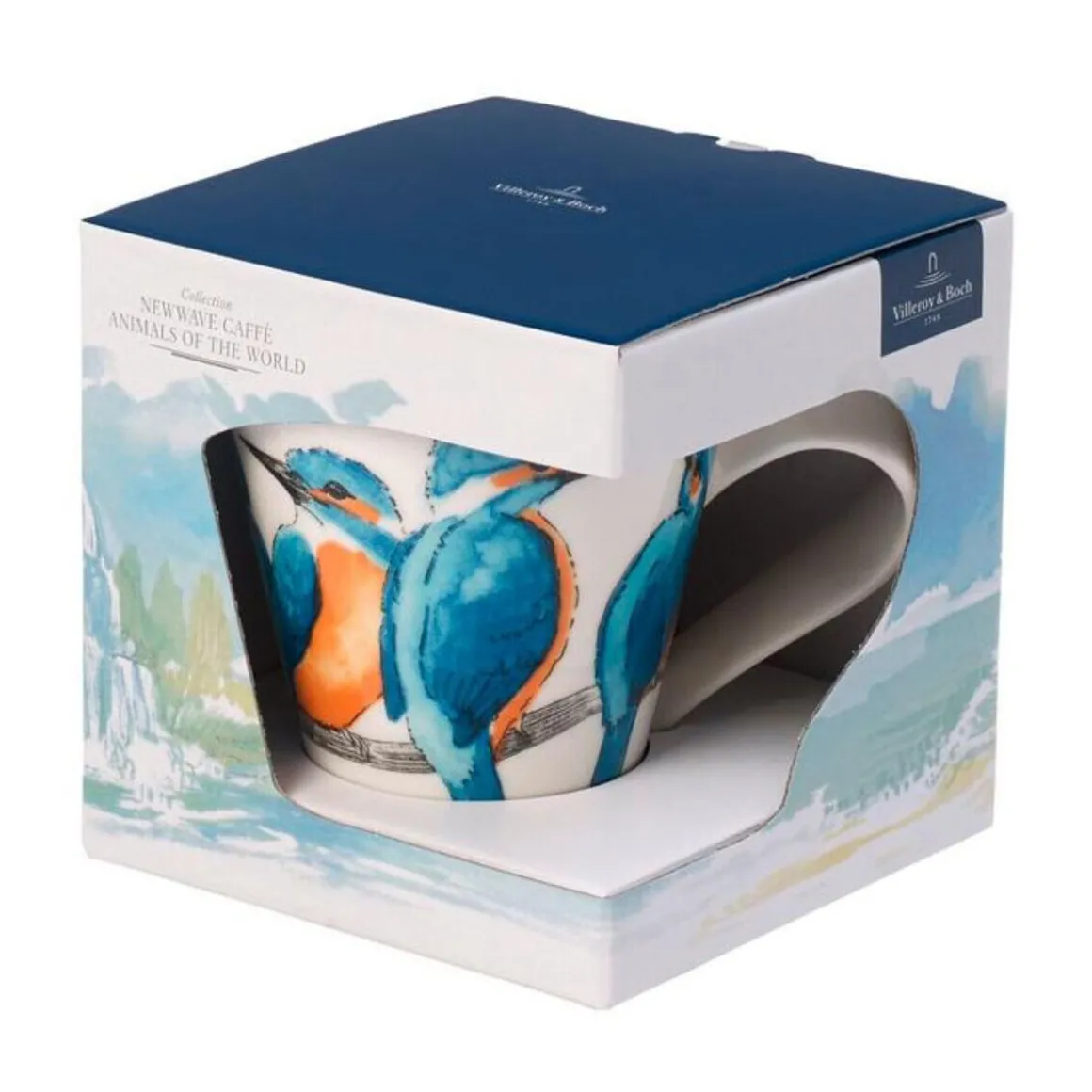 Villeroy & BochHenkelbecher 0,24 l NewWave Caffè Eisvogel