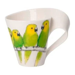 Villeroy & BochHenkelbecher 0,24 l NewWave Caffè Braunwangensittich