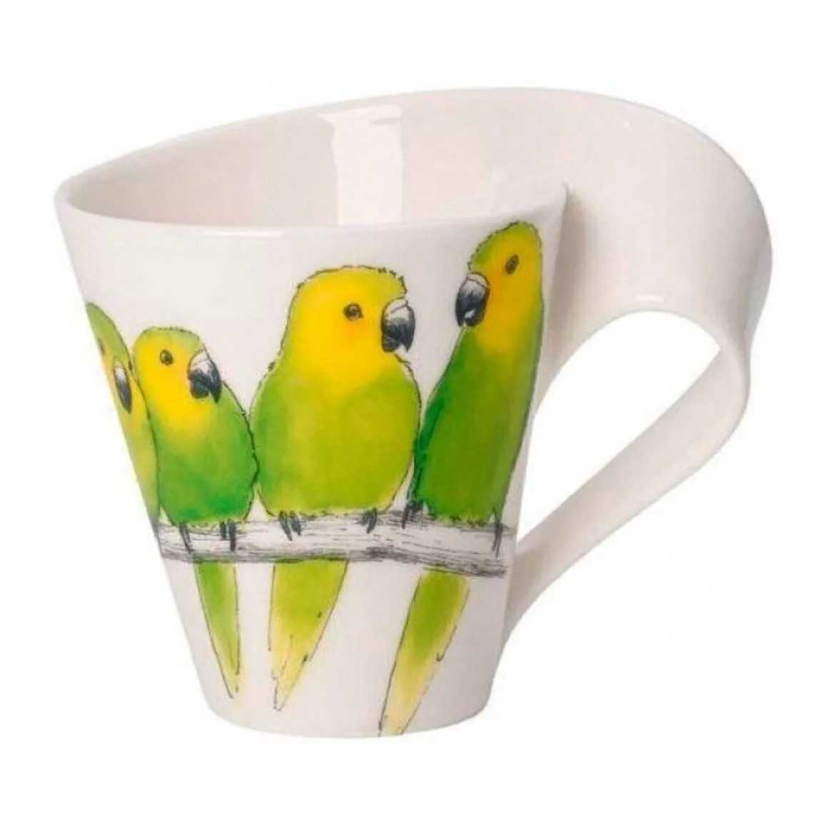 Villeroy & BochHenkelbecher 0,24 l NewWave Caffè Braunwangensittich