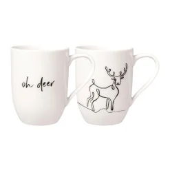 Villeroy & BochHenkelbecher 2er-Set Statement XMAS Rentier