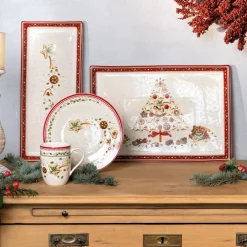 Villeroy & BochKuchenplatte 39x17 cm rechteckig Winter Bakery Delight Neue Form 2016