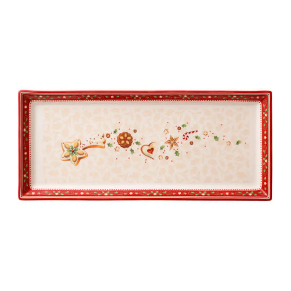 Villeroy & BochKuchenplatte 39x17 cm rechteckig Winter Bakery Delight Neue Form 2016