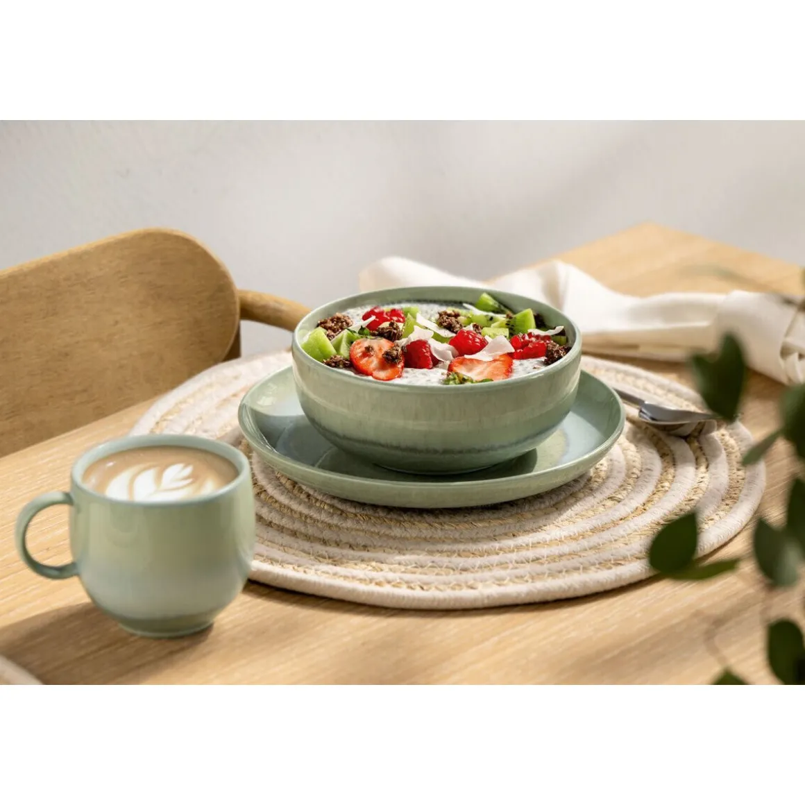 Villeroy & BochMüslischale 15 cm Perlemor Alga