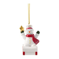 Villeroy & BochOrnament Schneemann 2025 9 cm Christmas Classics