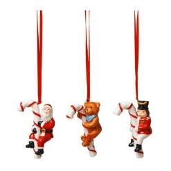 Villeroy & BochOrnamente Santa, Teddy, Zinnsoldat 3-tlg. Nostalgic Ornaments