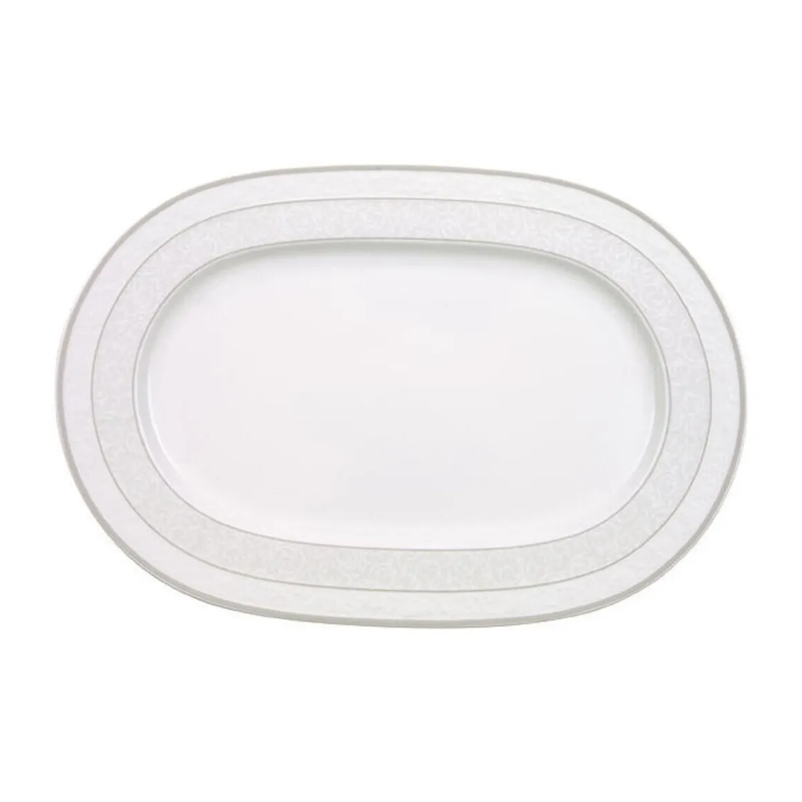Villeroy & BochPlatte oval 35 cm Gray Pearl