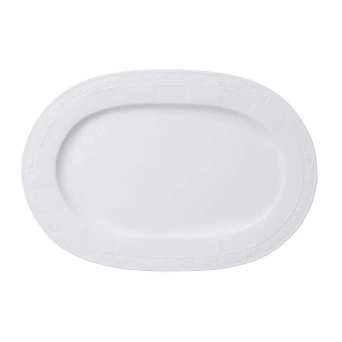 Villeroy & BochPlatte oval 35cm White Pearl