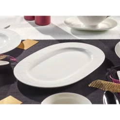 Villeroy & BochPlatte oval 35cm White Pearl