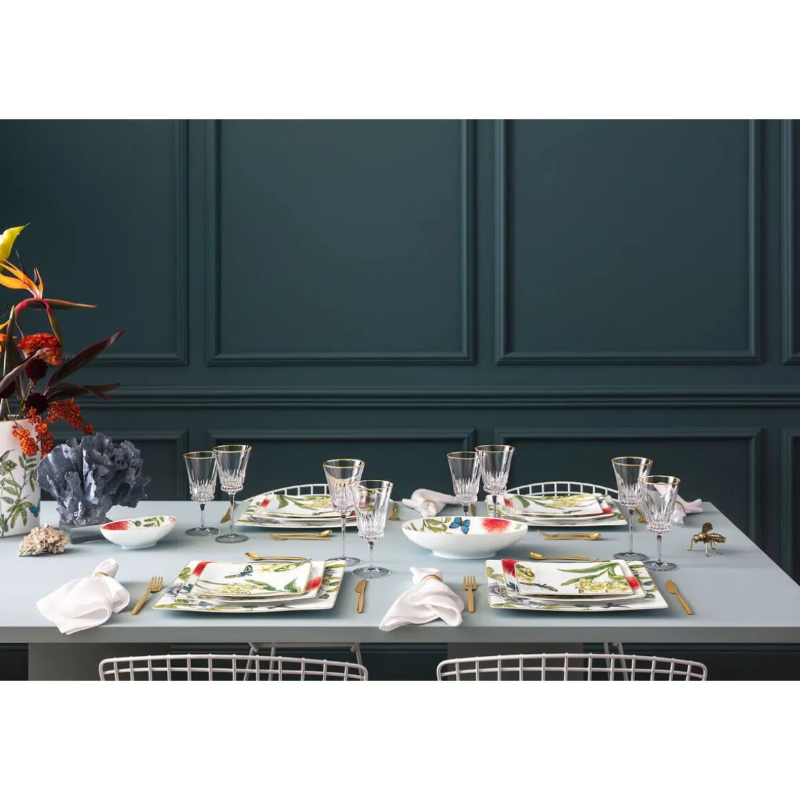 Villeroy & BochRotweinkelch 2er-Set Grand Royal Gold