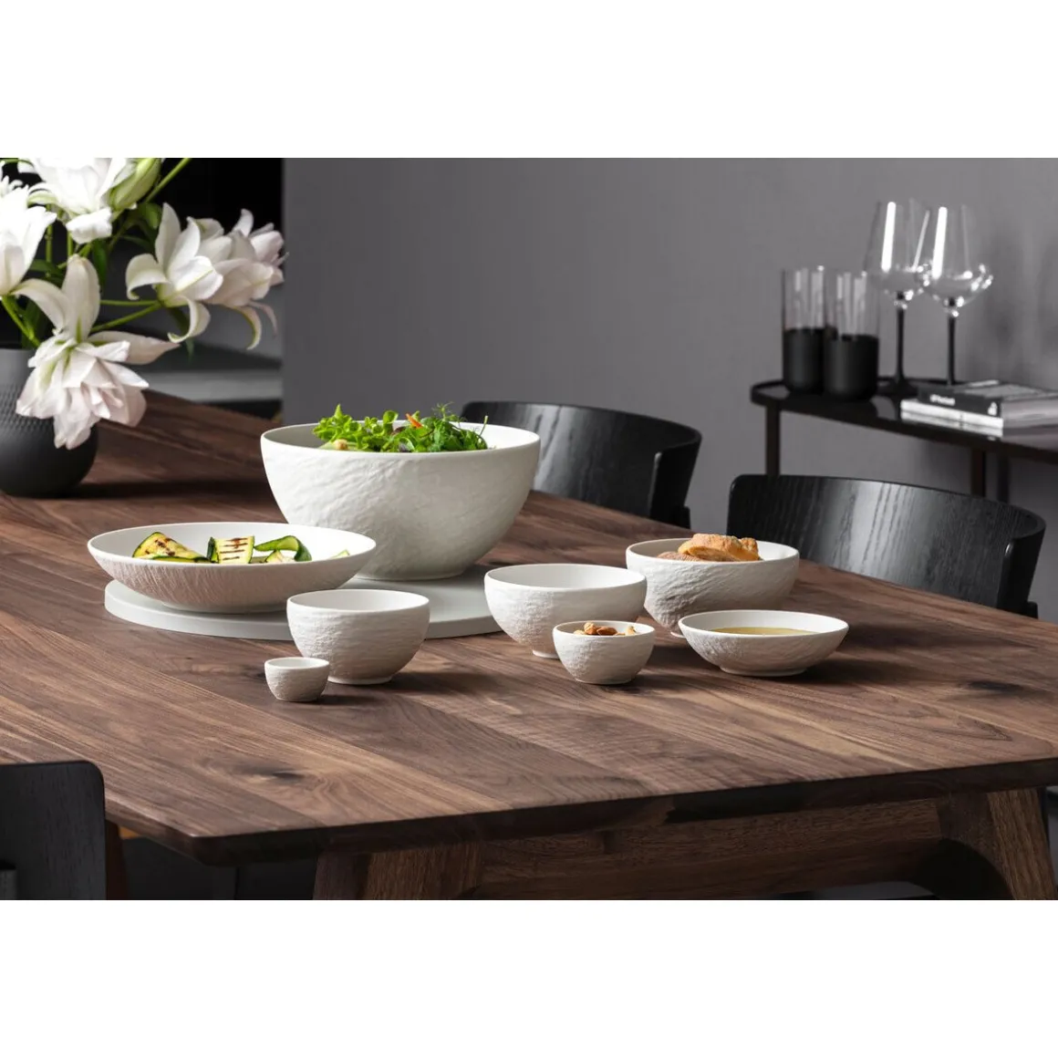 Villeroy & BochSalatschüssel 24 cm Manufacture Rock blanc