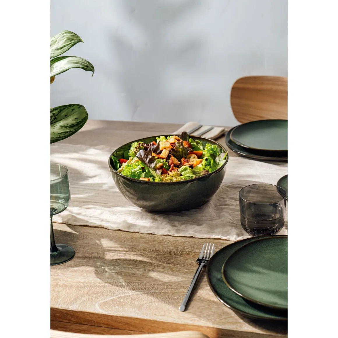 Villeroy & BochSalat-/Servierschüssel 26 cm Lave vert
