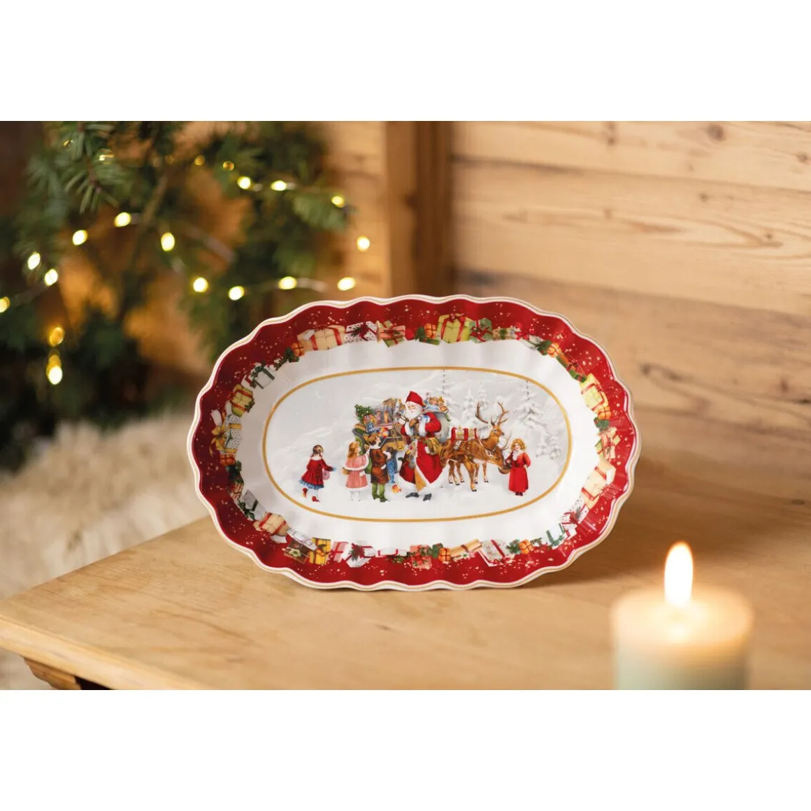Villeroy & BochSchale 29x19 cm Toy’s Fantasy Santa und Kinder