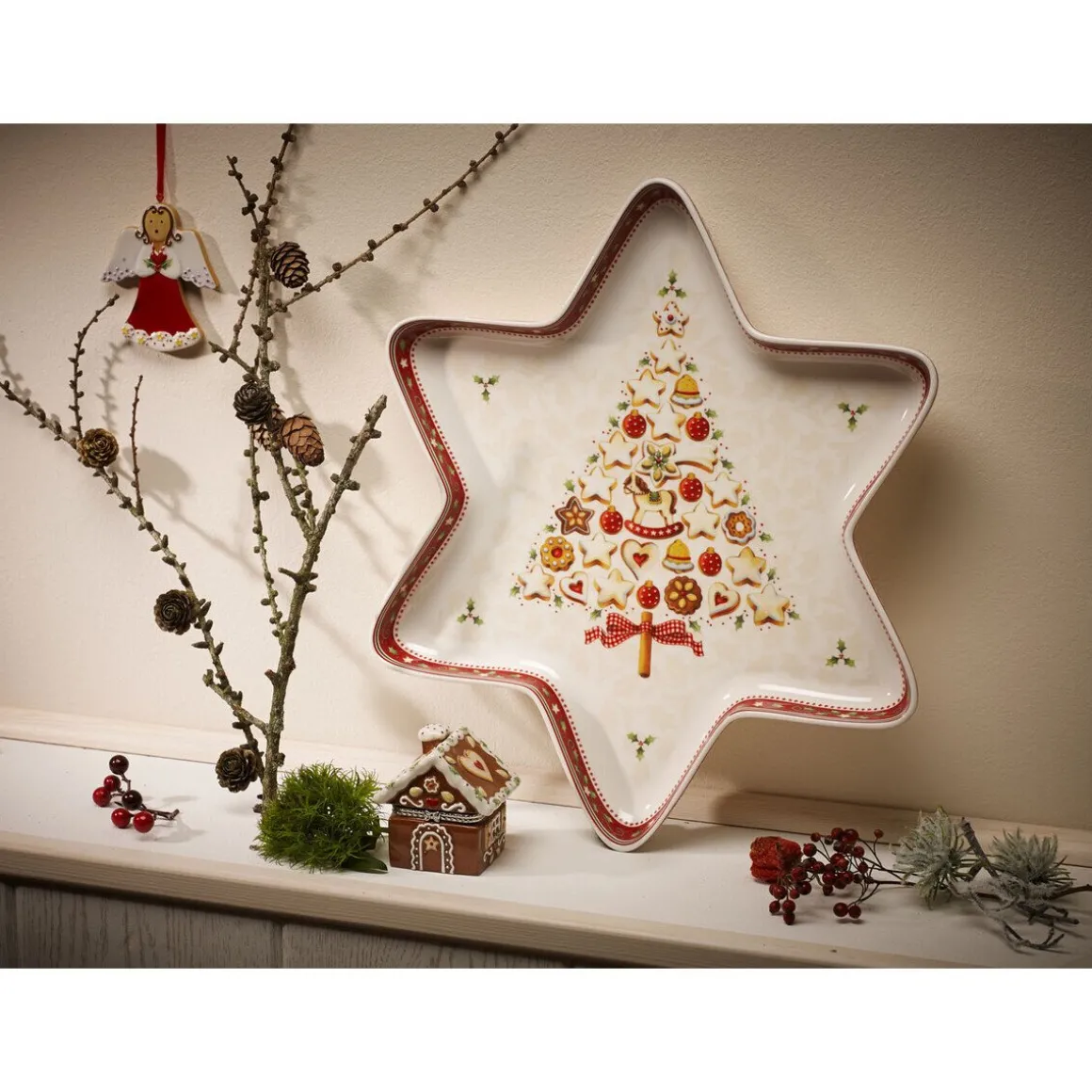 Villeroy & BochSternschale 37,5x33cm groß Winter Bakery Delight