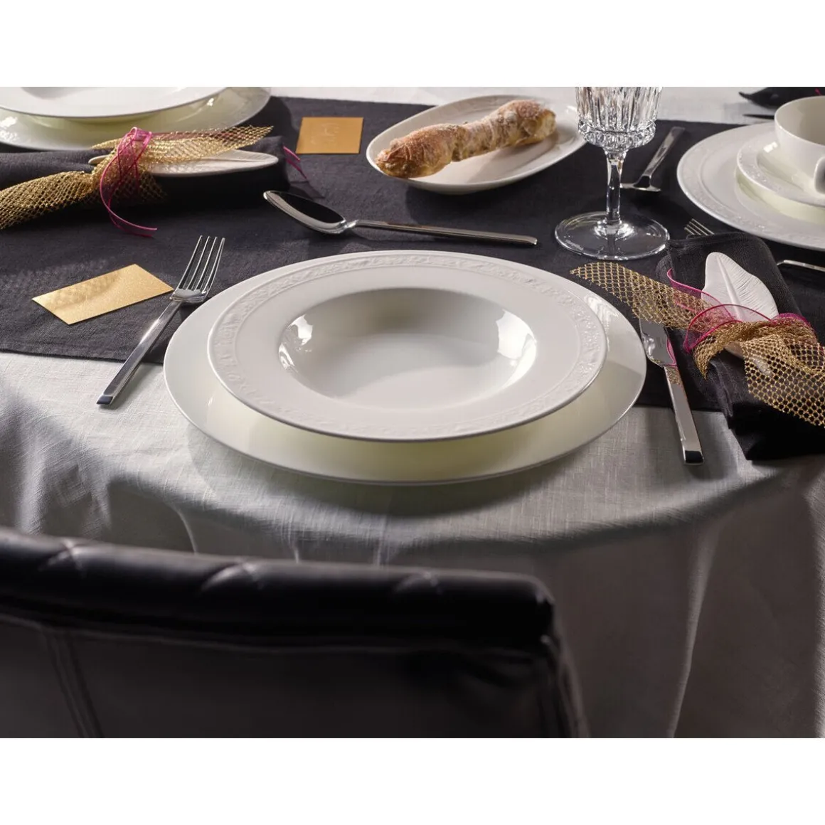 Villeroy & BochSuppenteller 24cm White Pearl