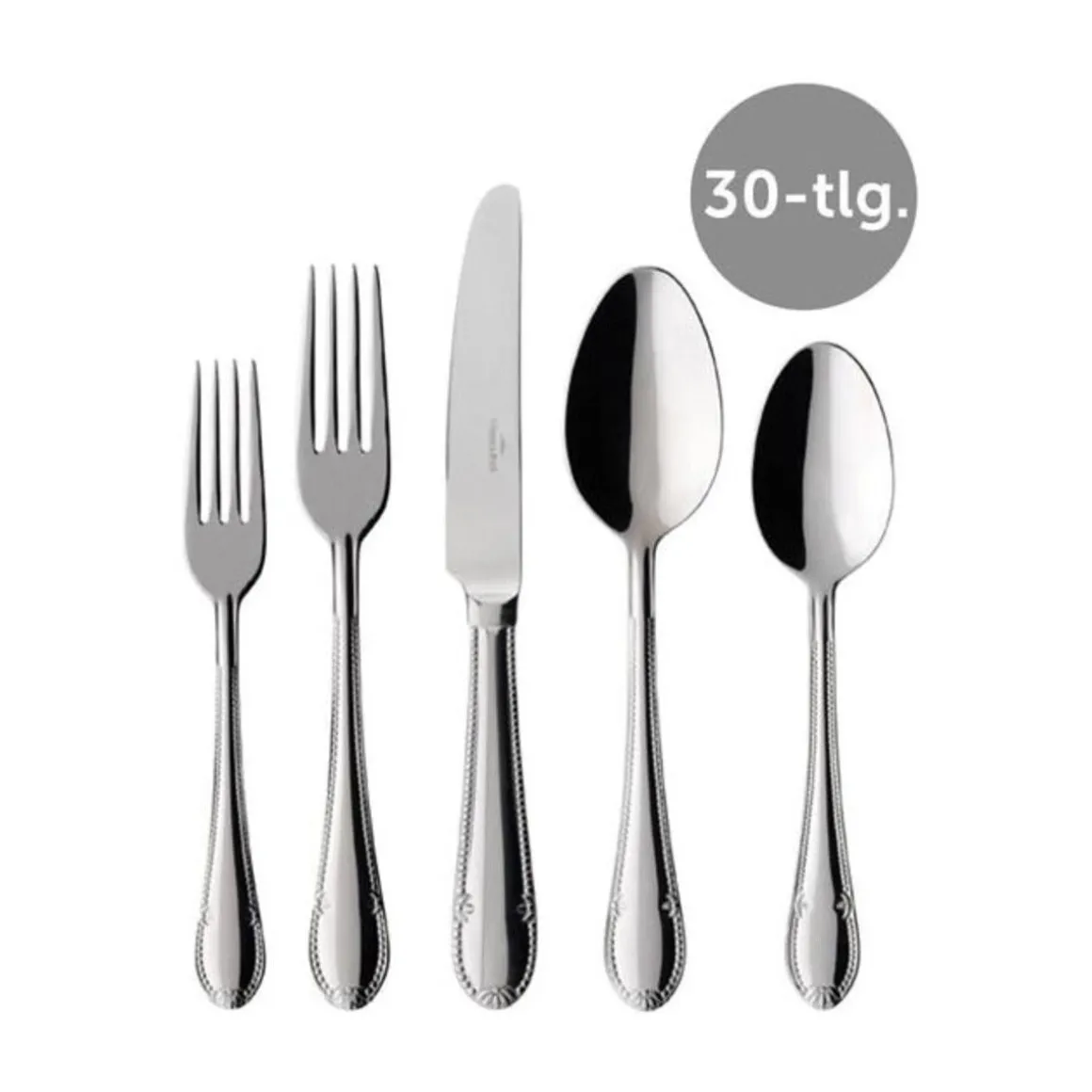 Villeroy & BochTafelbesteck-Set 30-tlg. Mademoiselle Edelstahl