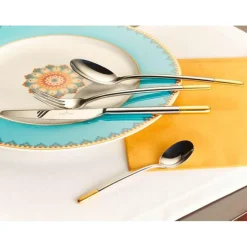 Villeroy & BochTafelgabel 21 cm Ella Edelstahl teilvergoldet