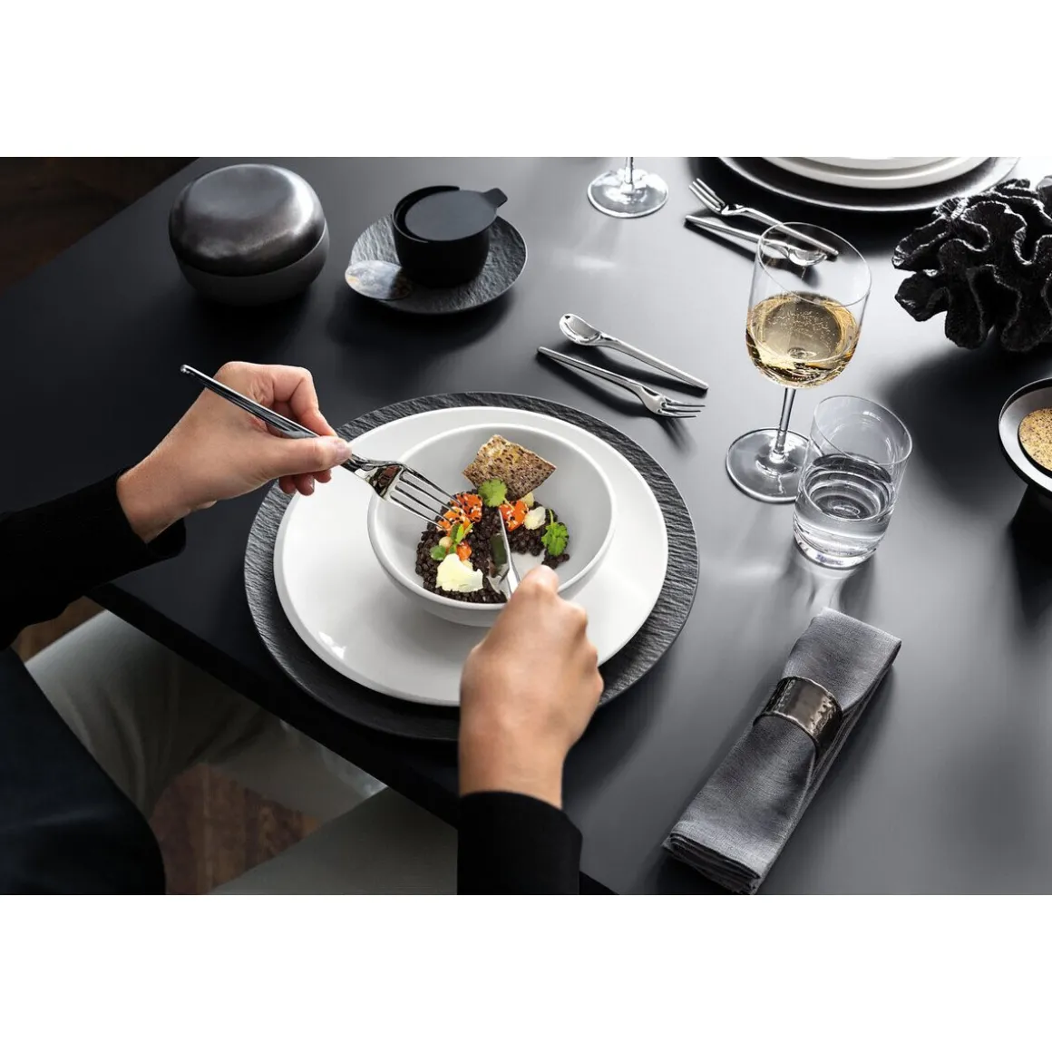 Villeroy & BochTafelgabel 22 cm NewMoon Edelstahl