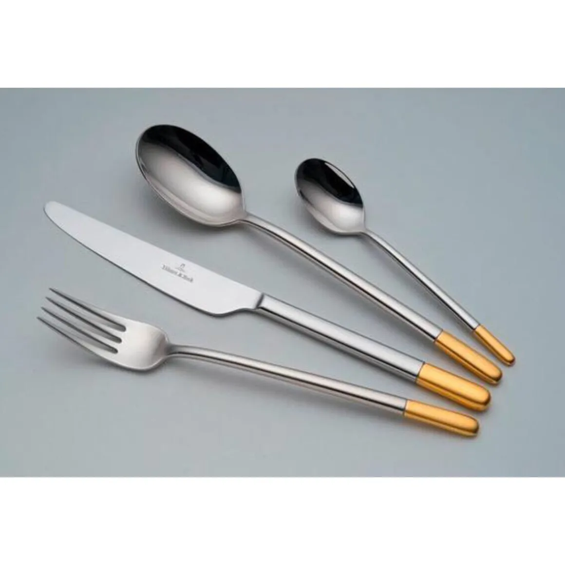 Villeroy & BochTafellöffel 21 cm Ella Edelstahl teilvergoldet