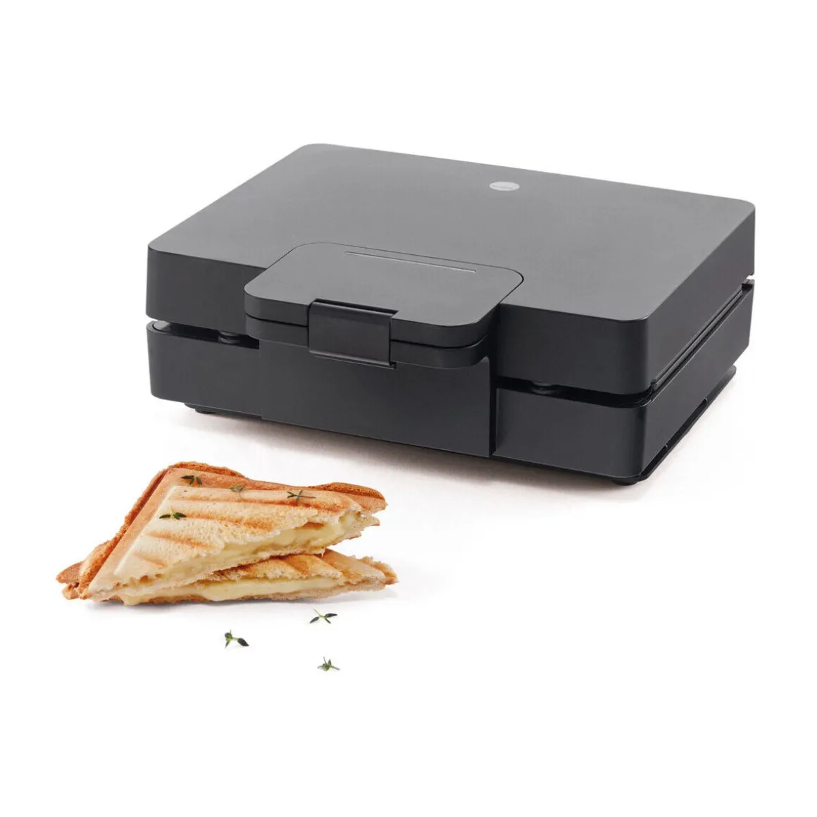 wilfaSandwichmaker Easy Melt 29x27 cm 1000 W schwarz