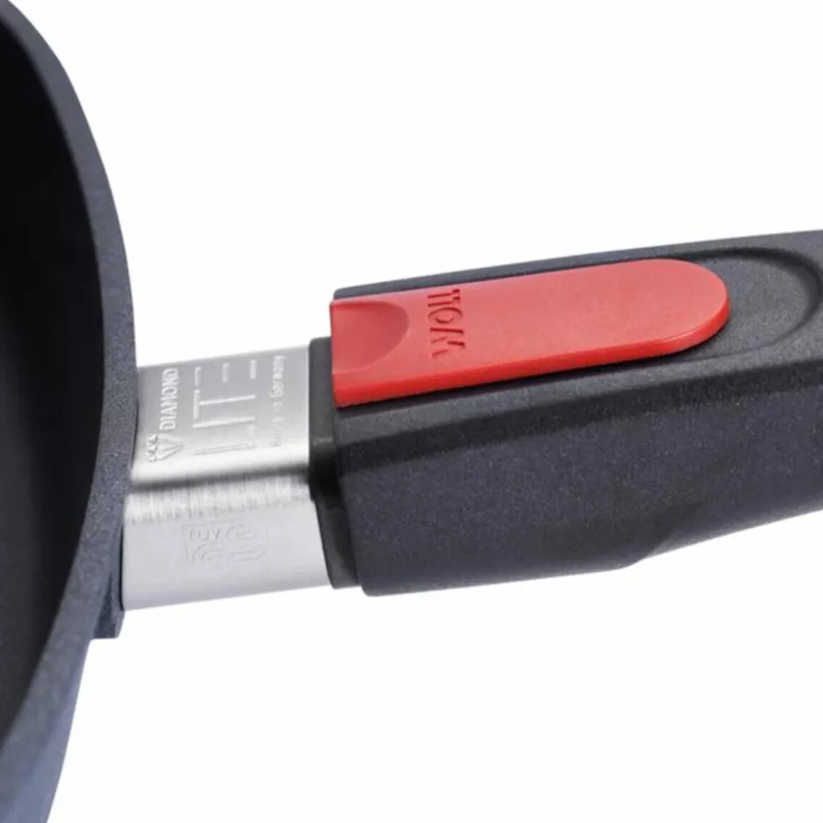 WollGuss-Steakpfanne 28x28 cm Diamond Lite schwarz