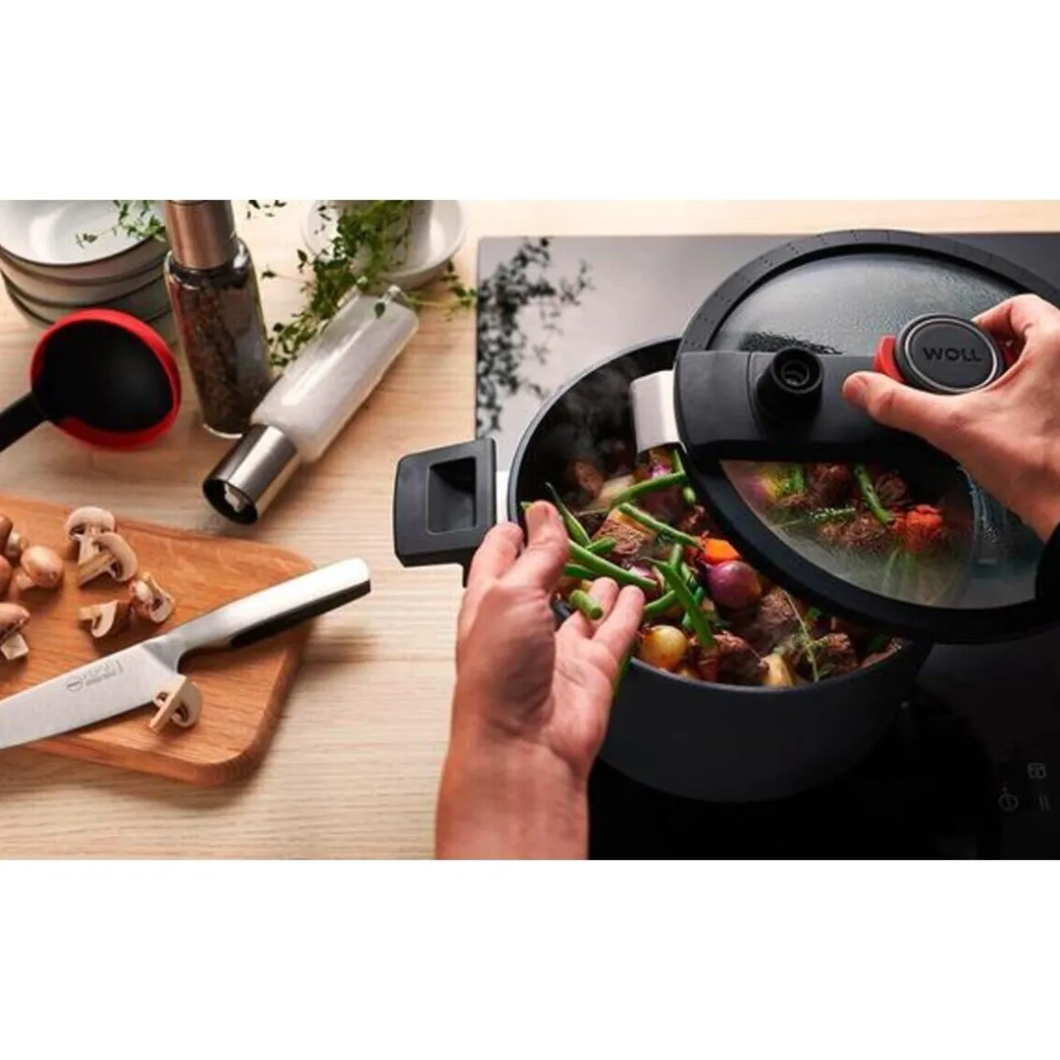 WollKochtopf 24 cm 5 Liter Diamond Active Lite Induktion