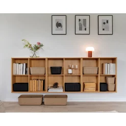 Zone DenmarkAufbewahrungsbox 7,7 l 2er-Set Pulp Natural Brown