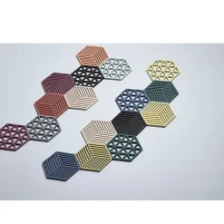 Zone DenmarkUntersetzer 16x14 cm Hexagon Cool Grey